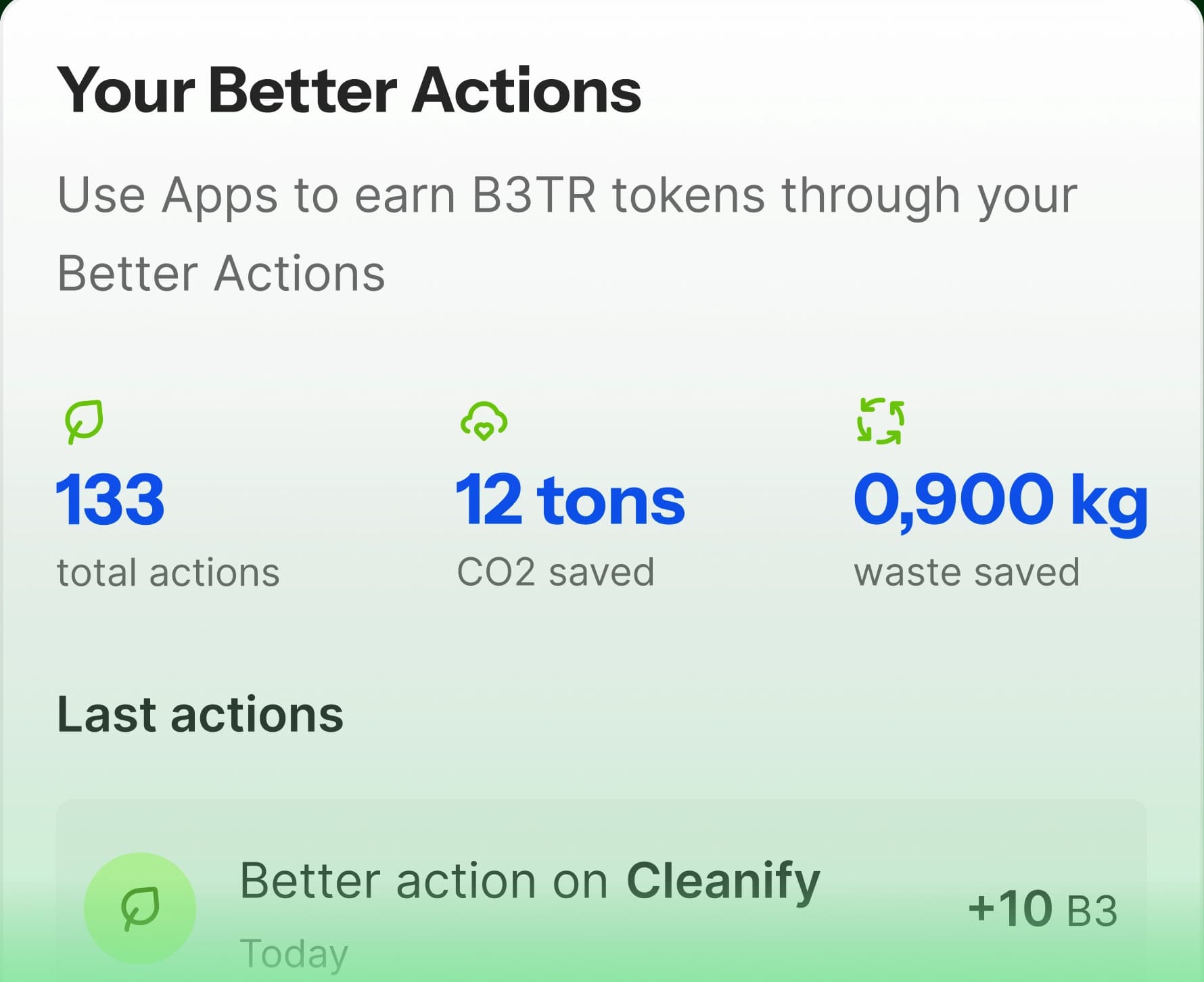 Better actions