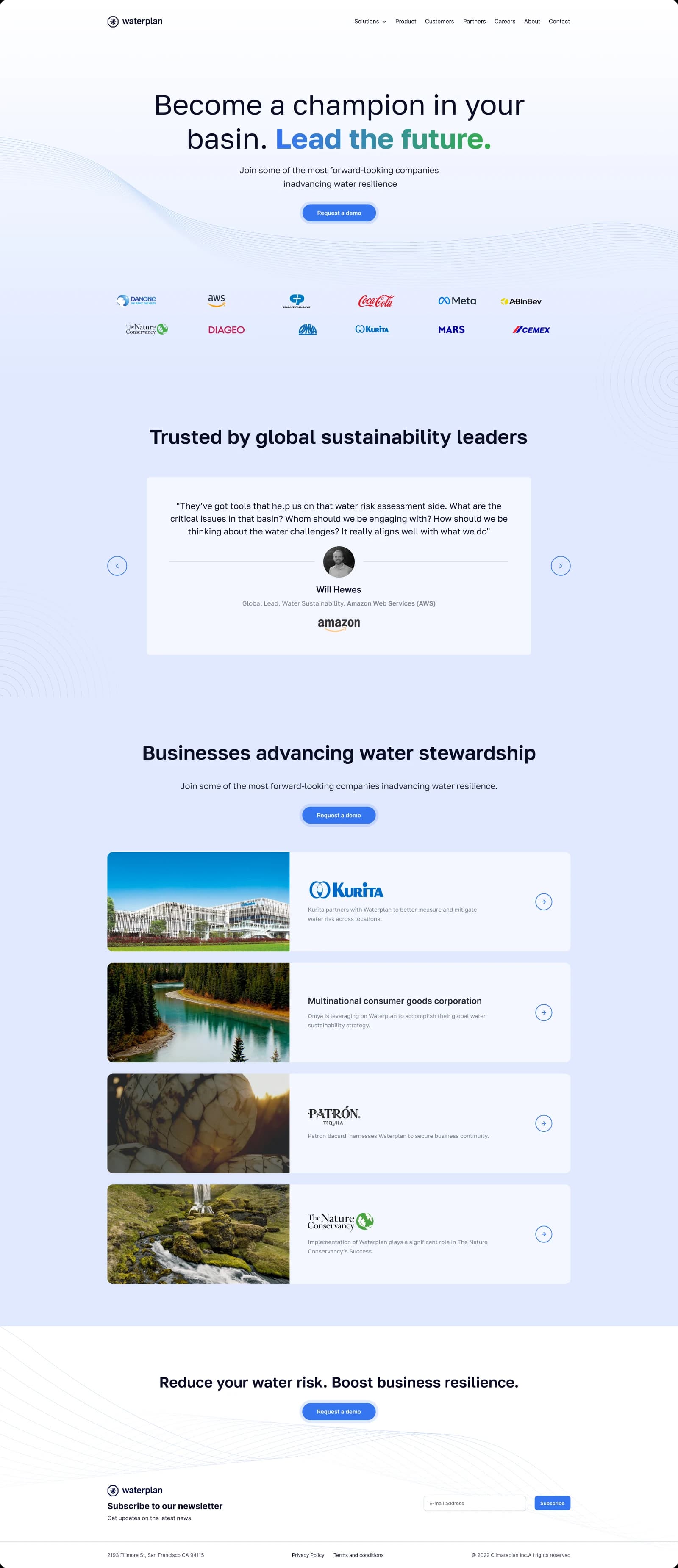 Waterplan screenshot