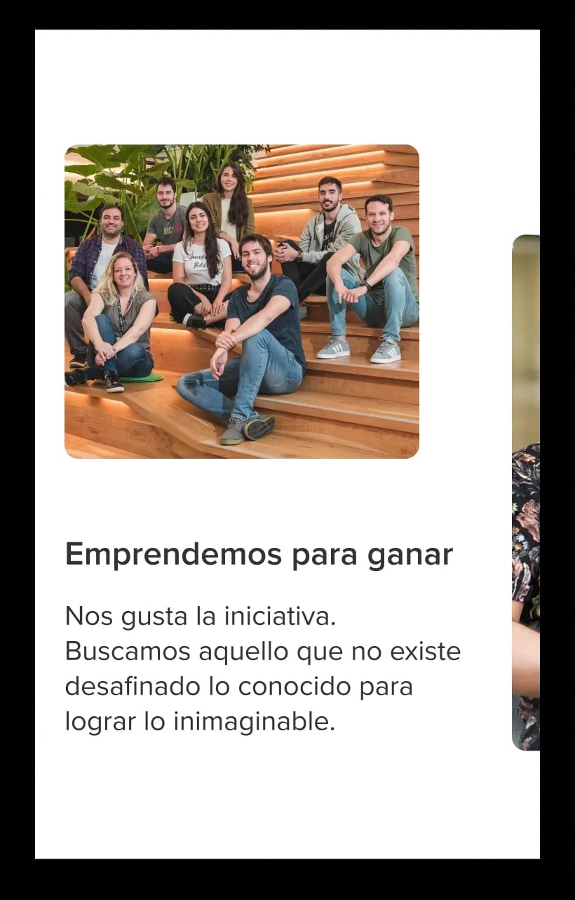 Screenshot of Meli app