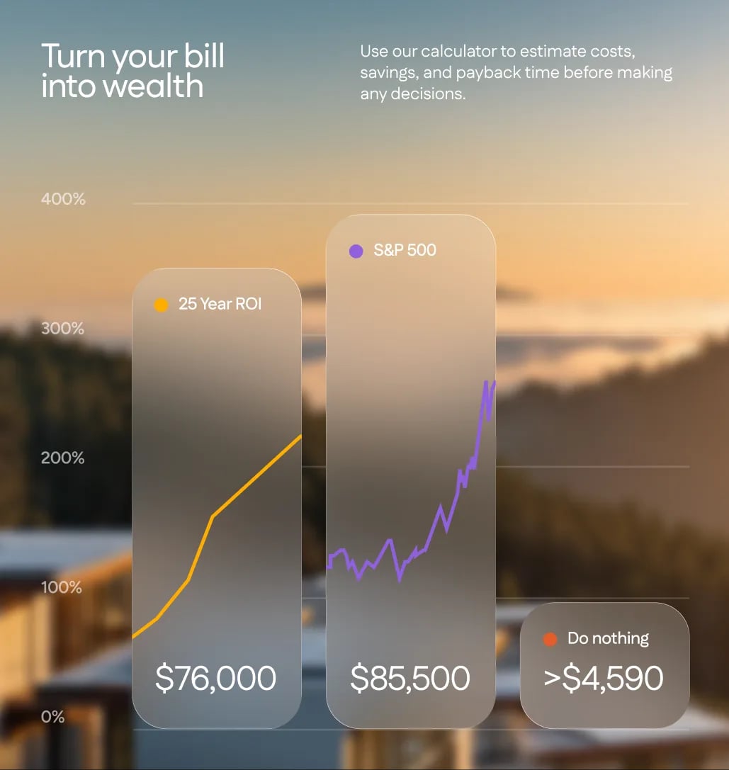 ROI calculator — Turn your bill into wealth