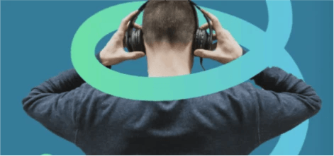 Person with headphones