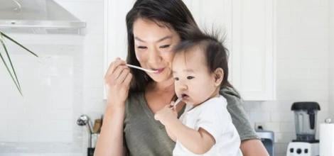 Person holding a baby