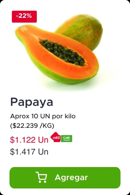 Screenshot of Tottus app